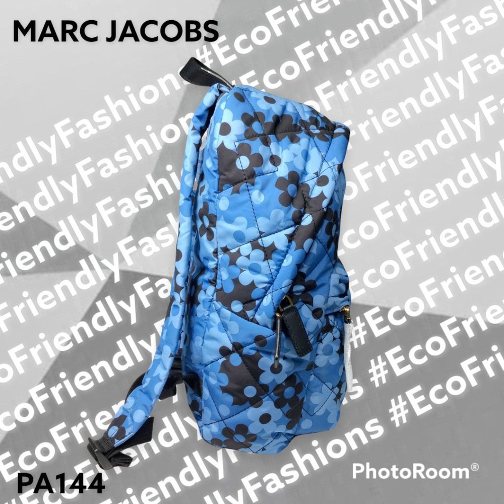 Marc Jacobs New York Women's Multicolor Quilted Floral Nylon Backpack - Picture 5 of 8